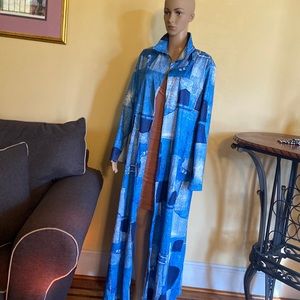 Ladies maxi long sleeve Duster